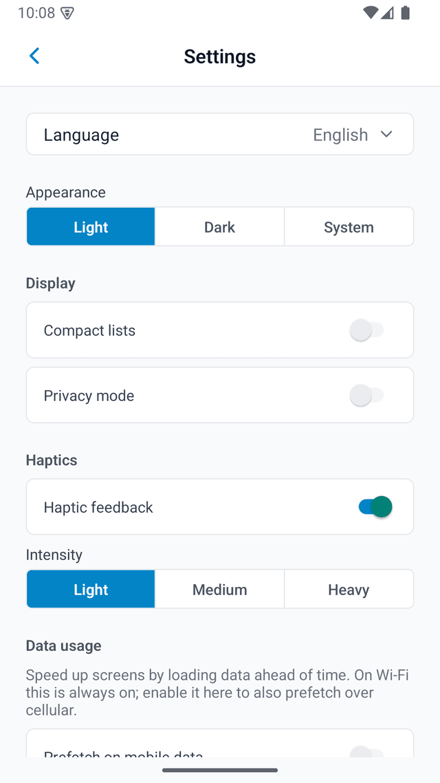 Cash-flow insights on mobile